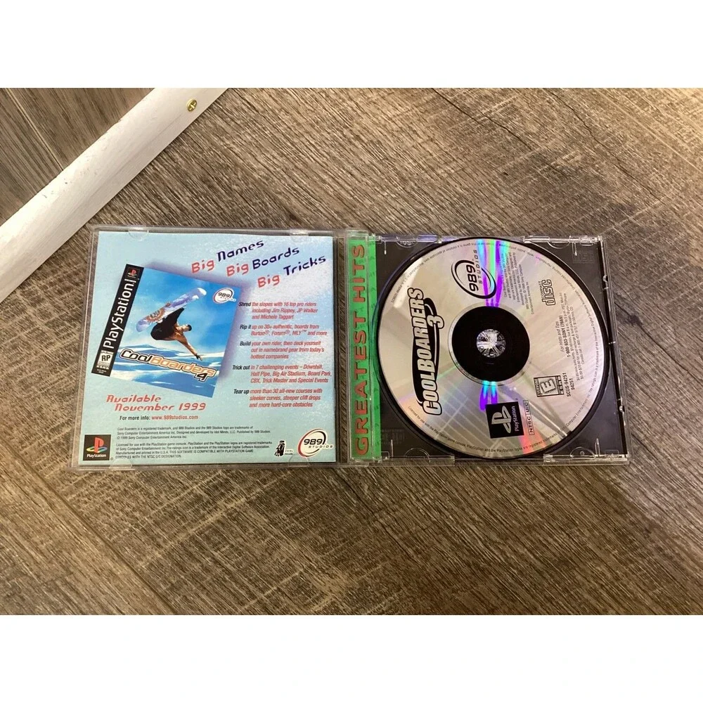 Cool Boarders 3 PS1 PlayStation 1 Greatest Hits